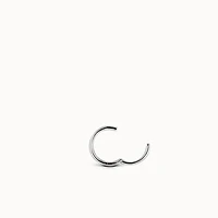 24k Endless Hoop 10mm Hypoallergenic Earrings | Rowan
