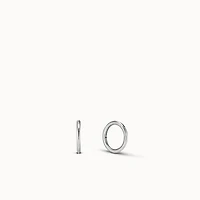 24k Endless Hoop 8mm Hypoallergenic Earrings | Rowan