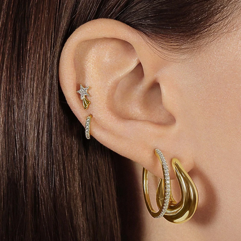 Flex Hoops Hypoallergenic Earrings | Rowan