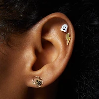 Spider CZ Stud Hypoallergenic Earrings | Rowan