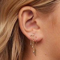 Fringe Studs Hypoallergenic Earrings | Rowan