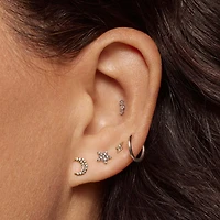 Star Micro Pavé Studs Hypoallergenic Earrings | Rowan