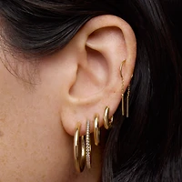 Tube Hoops 25mm Hypoallergenic Earrings | Rowan