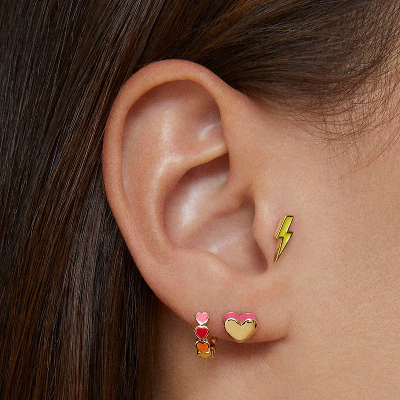 Heartfelt Stud Hypoallergenic Earrings | Rowan