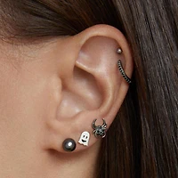 Spider CZ Stud Hypoallergenic Earrings | Rowan