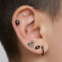 Goodnight Kiss Stud Hypoallergenic Earrings | Rowan