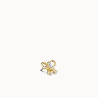14k Wrap It With A Bow Flat Back Stud Hypoallergenic Earrings | Rowan