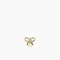 14k Wrap It With A Bow Flat Back Stud Hypoallergenic Earrings | Rowan