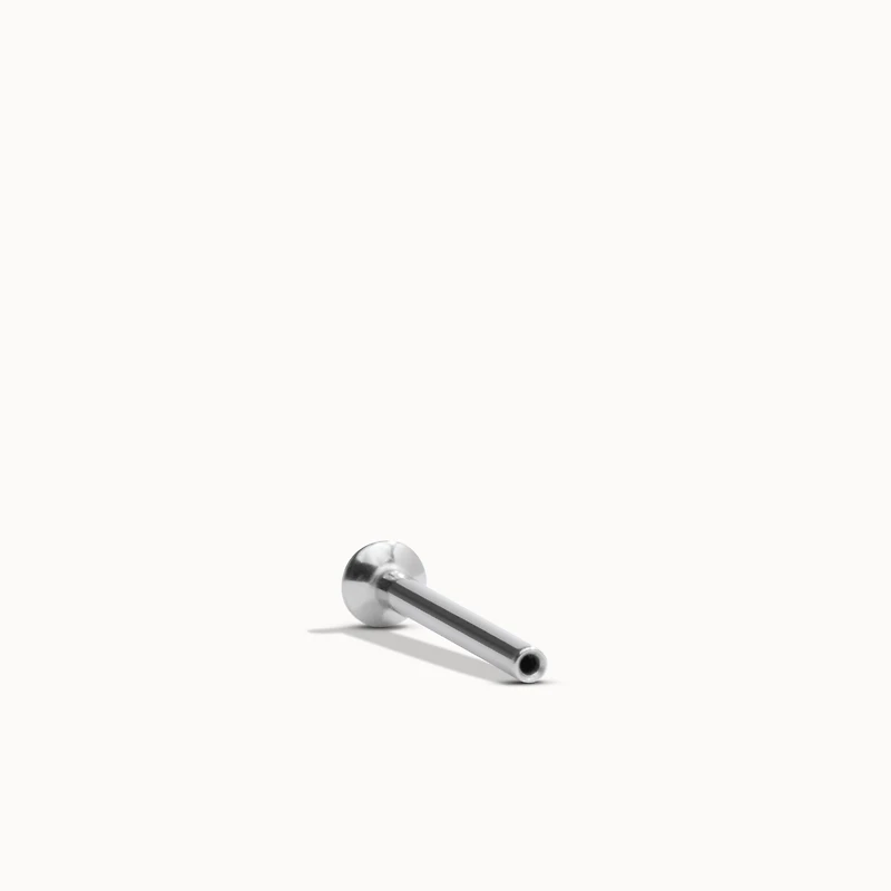 24k Titanium Rainbow Arch Flat Back Stud Hypoallergenic Earrings | Rowan