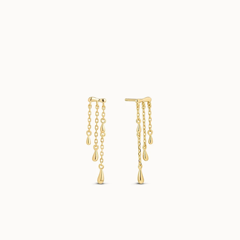 Fringe Studs Hypoallergenic Earrings | Rowan