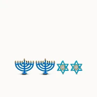 Hanukkah Essentials Set Hypoallergenic Earrings | Rowan