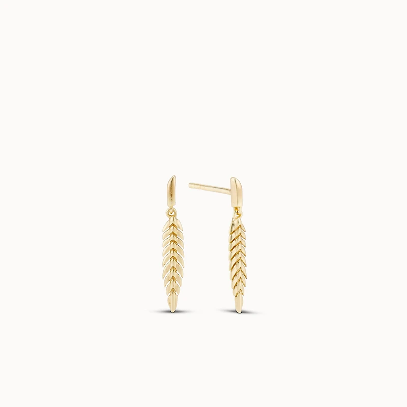 Light as a Feather Studs Hypoallergenic Earrings | Rowan