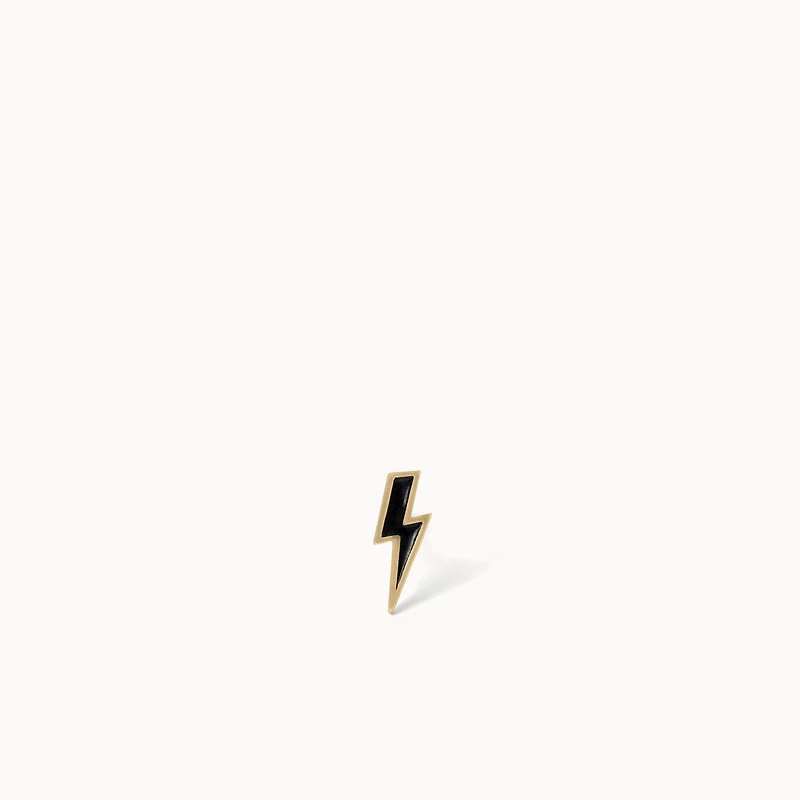 Lightning Bolt Stud Hypoallergenic Earrings | Rowan