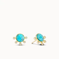 Poolside Bling CZ Studs Hypoallergenic Earrings | Rowan