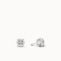 Princess Cut CZ Studs 6mm Hypoallergenic Earrings | Rowan