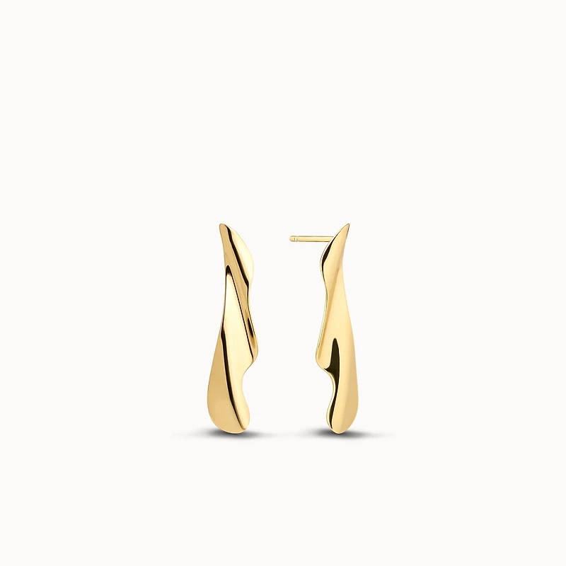 Ribbon Studs Hypoallergenic Earrings | Rowan