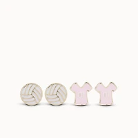 Volleyball Studs Set Hypoallergenic Earrings | Rowan