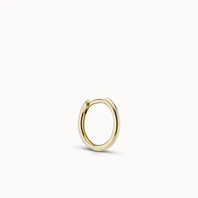 14k Plain Round Hoops 14mm Hypoallergenic Earrings | Rowan