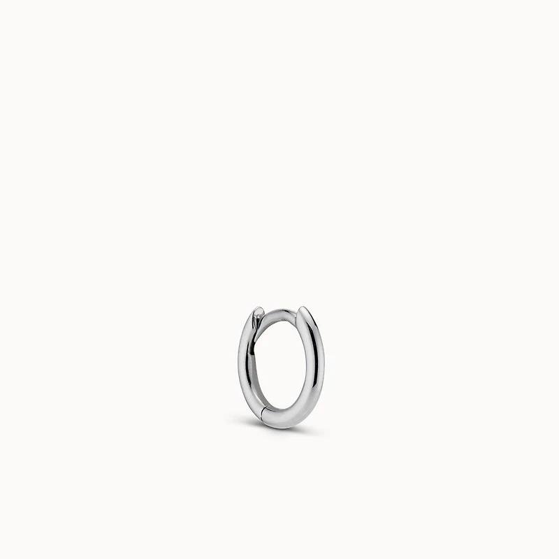 14k Gold Plain Round Hoop 10mm Hypoallergenic Earrings | Rowan