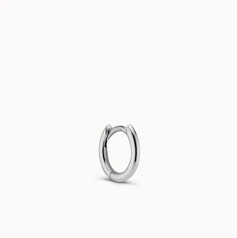 14k Plain Round Hoop 12mm Hypoallergenic Earrings | Rowan