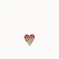 Heart Pavé Stud Hypoallergenic Earrings | Rowan