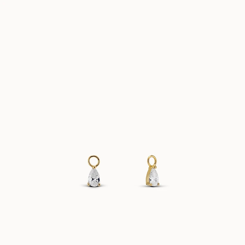 Pear CZ Charms Hypoallergenic Earrings | Rowan