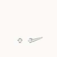 CZ Studs 2mm Hypoallergenic Earrings | Rowan
