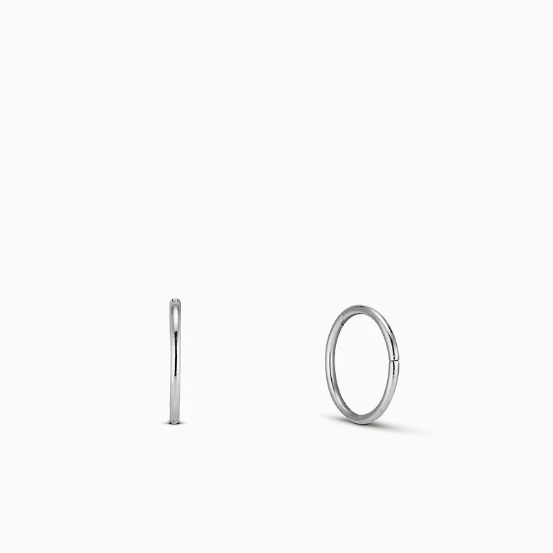 Endless Hoop 12mm Hypoallergenic Earrings | Rowan