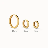 Essential Hoops 20mm Hypoallergenic Earrings | Rowan