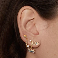 Love Is Stud Hypoallergenic Earrings | Rowan