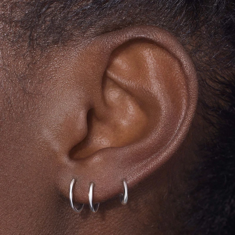 Endless Hoop 12mm Hypoallergenic Earrings | Rowan