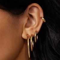 Tube Hoops 12mm Hypoallergenic Earrings | Rowan