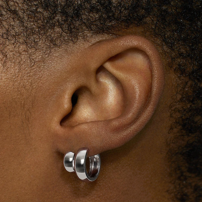 Chubby Huggies 10mm Hypoallergenic Earrings | Rowan