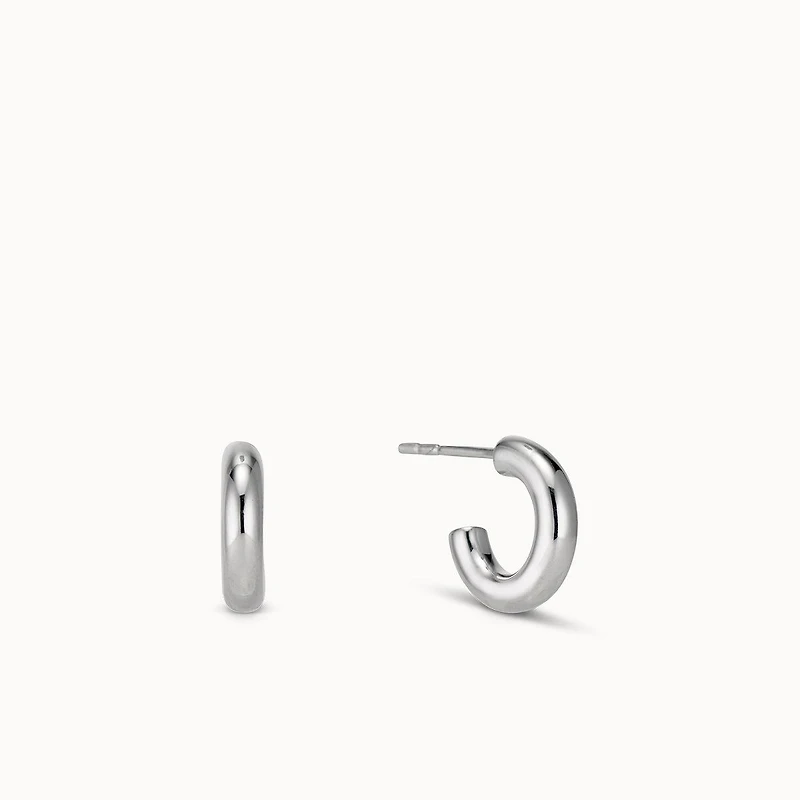 Tube Hoops 12mm Hypoallergenic Earrings | Rowan