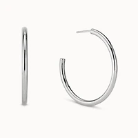 Tube Hoops 40mm Hypoallergenic Earrings | Rowan