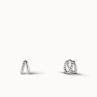 Double Take Hoops Hypoallergenic Earrings | Rowan