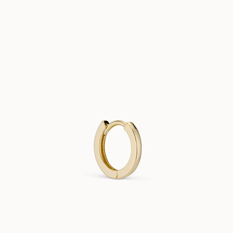 Huggie Plain Hoop Hypoallergenic Earrings | Rowan