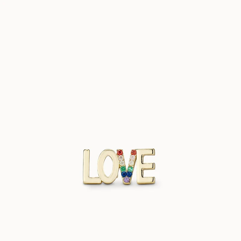 Love Is Stud Hypoallergenic Earrings | Rowan