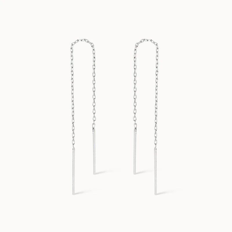 Minimal Threaders Hypoallergenic Earrings | Rowan