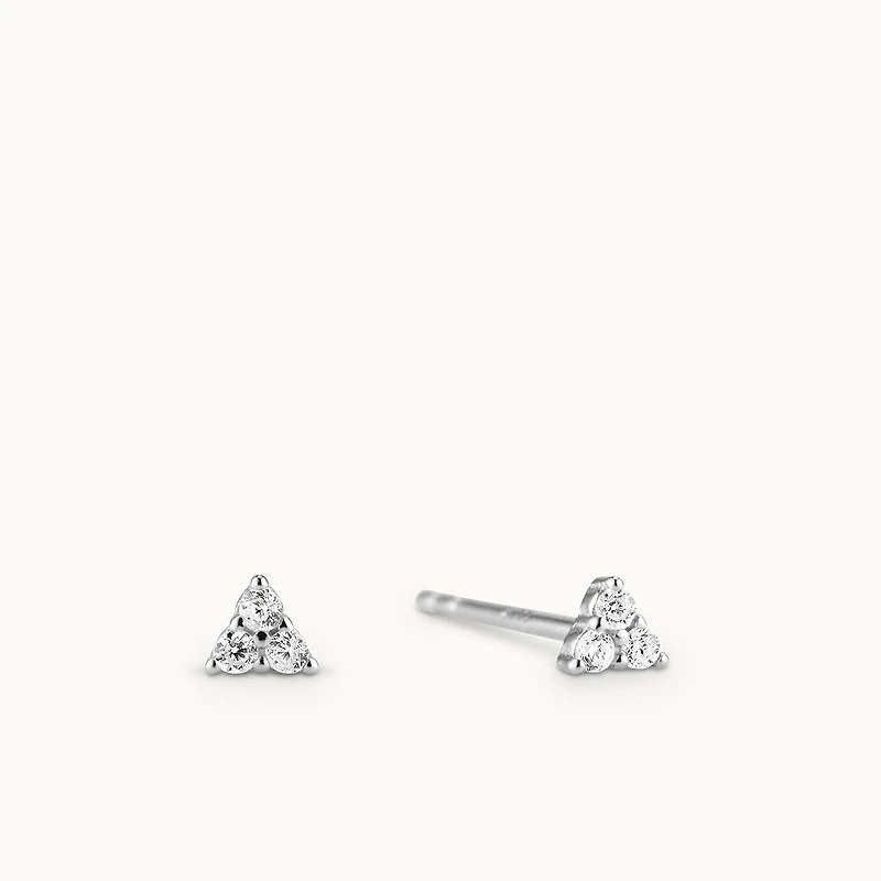 Trinity CZ Studs Hypoallergenic Earrings | Rowan