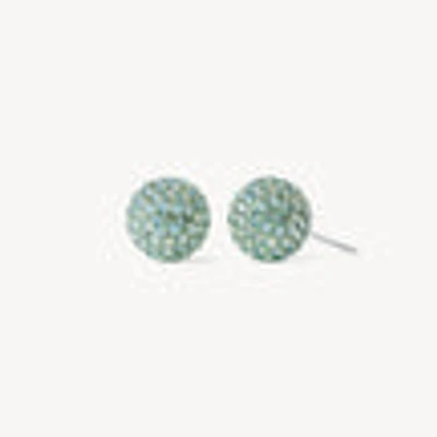 Pistachio Medium Sparkle Ball™ Stud Earrings