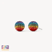 Bold Prism Sparkle Ball™ Stud Earrings