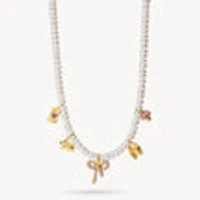 Alice-Inspired Charm Necklace