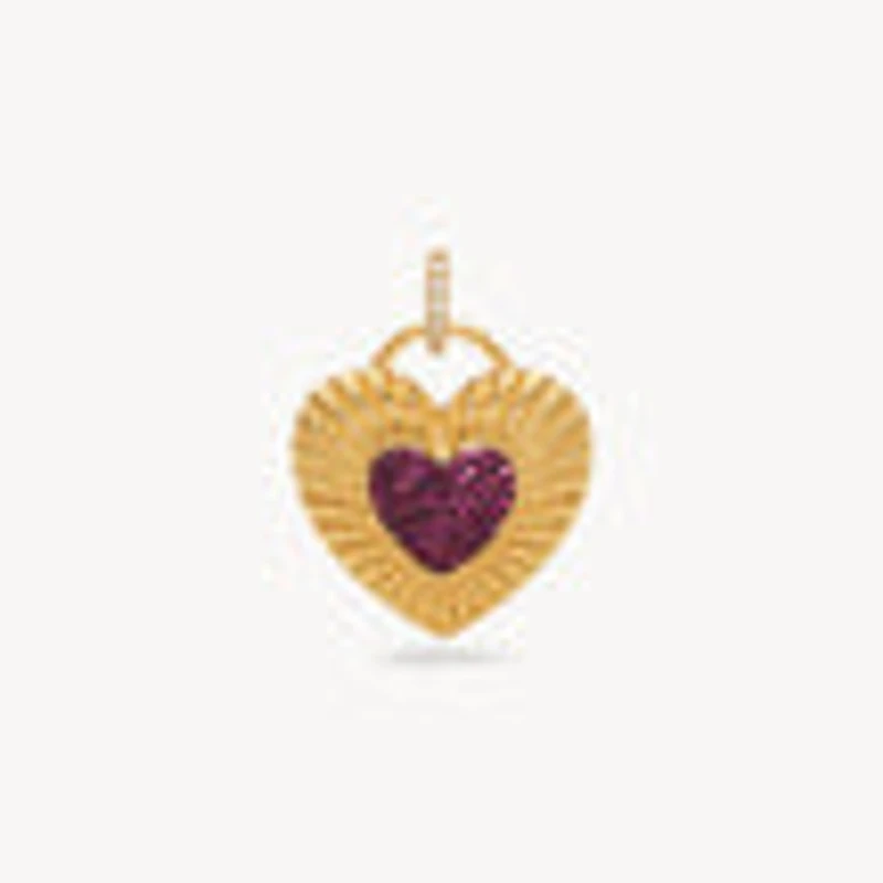 Aura Heart Charm