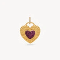 Aura Heart Charm