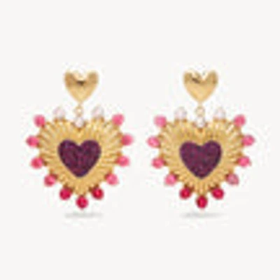 Aura Heart Earrings