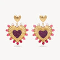 Aura Heart Earrings