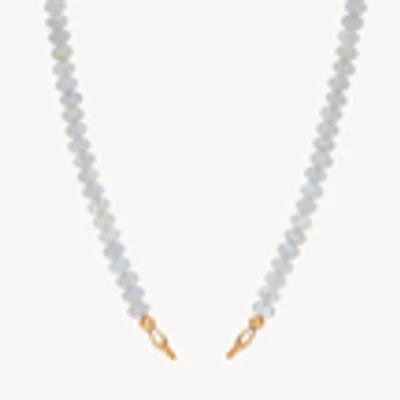 Blue Lace Agate Charm Necklace Base