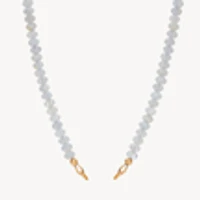 Blue Lace Agate Charm Necklace Base