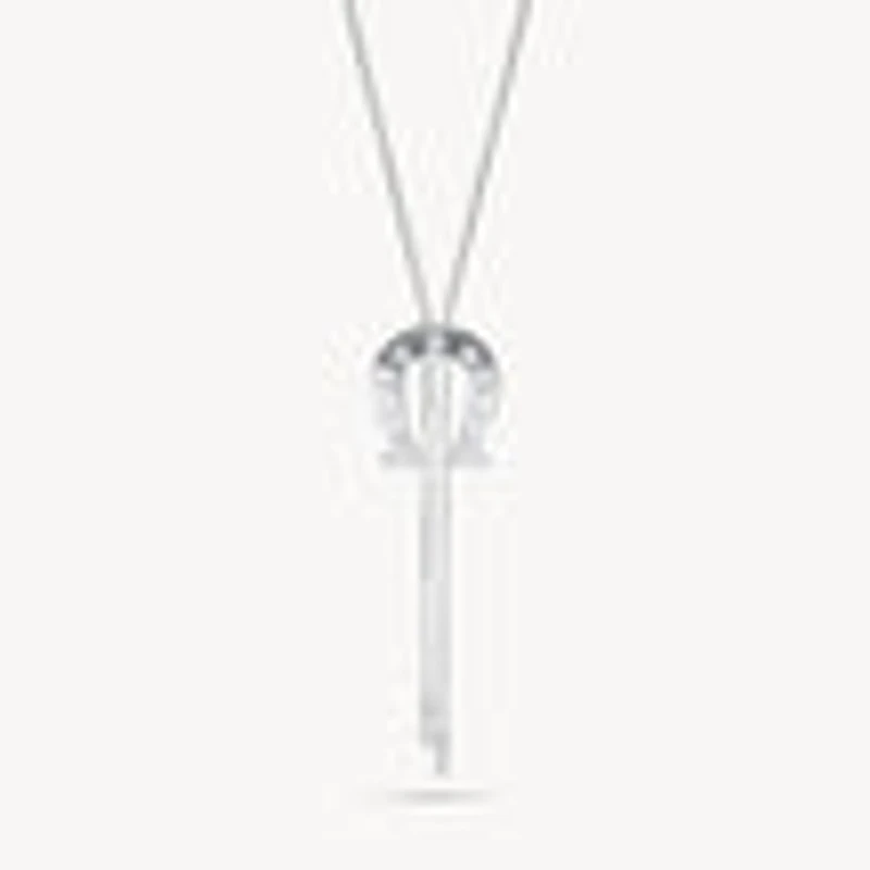 Horseshoe Bolo Tie Necklace